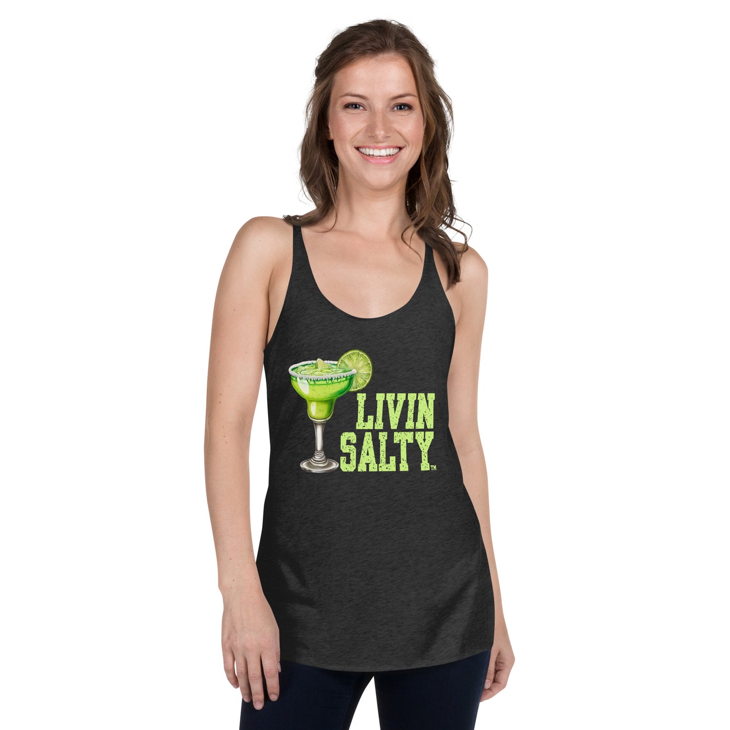 Women's Margarita LIVIN SALTY Racerback Tank