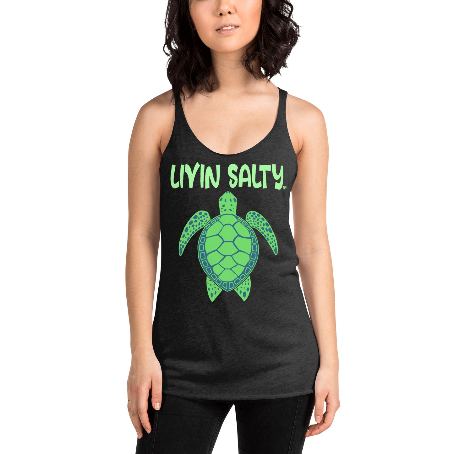 Women's Turtle LIVIN SALTY Tank
