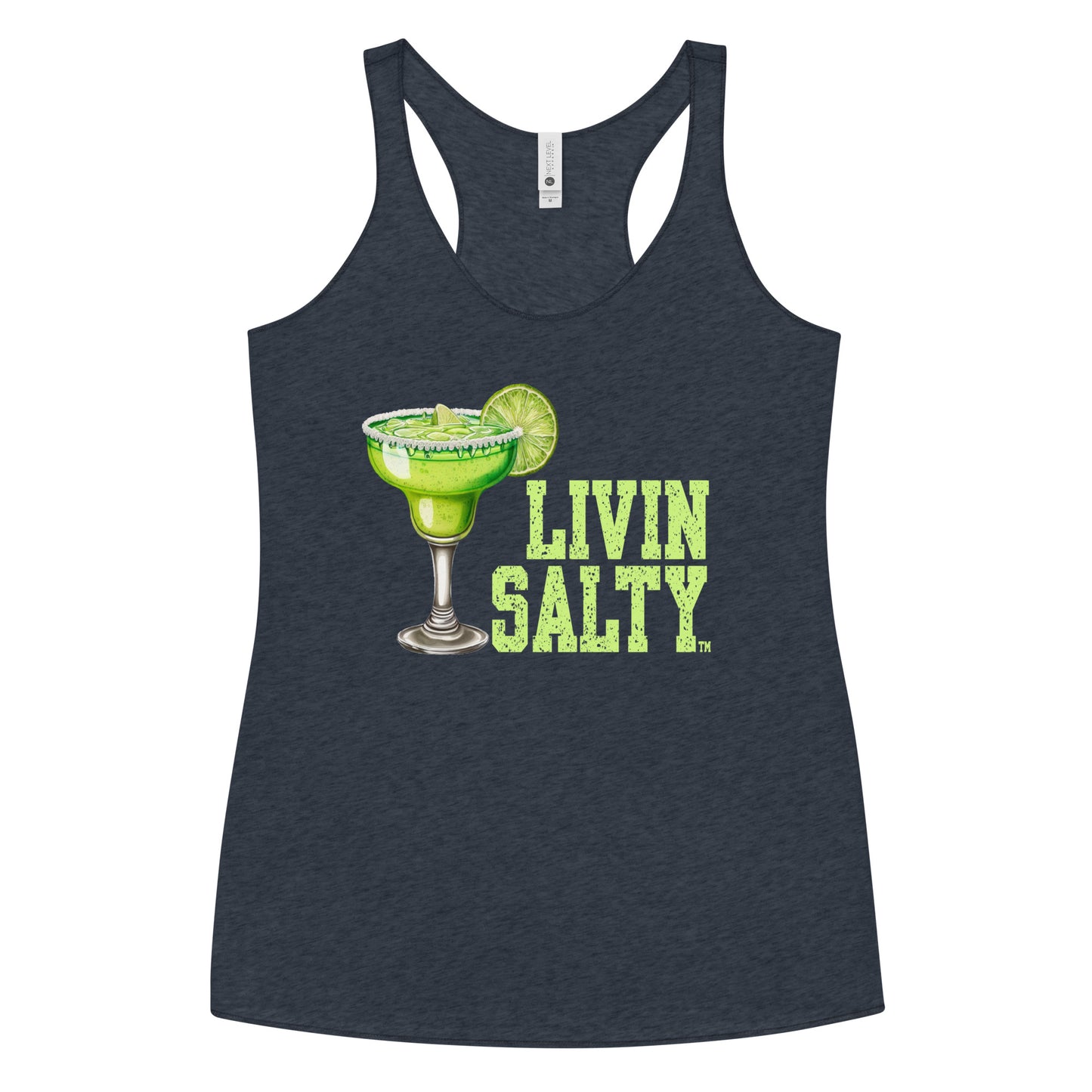 Women's Margarita LIVIN SALTY Racerback Tank