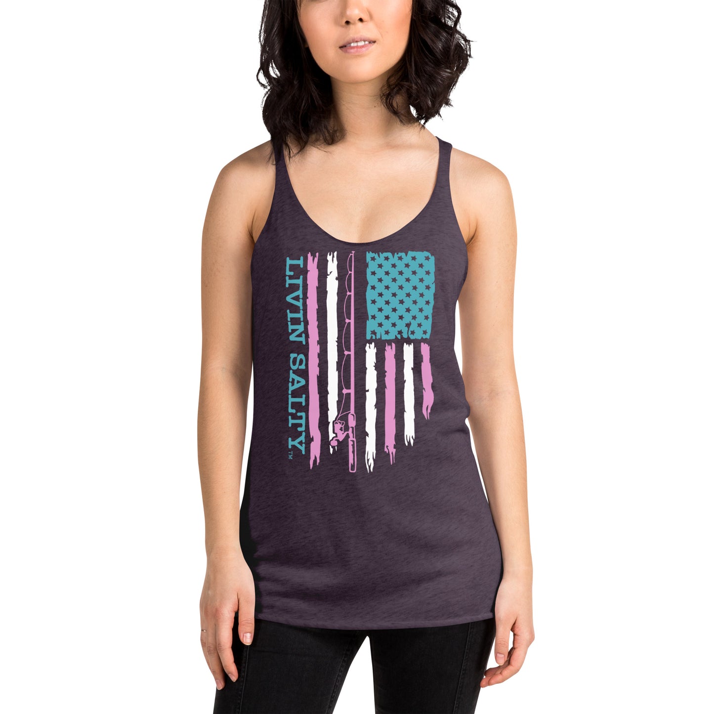 Women's LIVIN SALTY Flag Tank