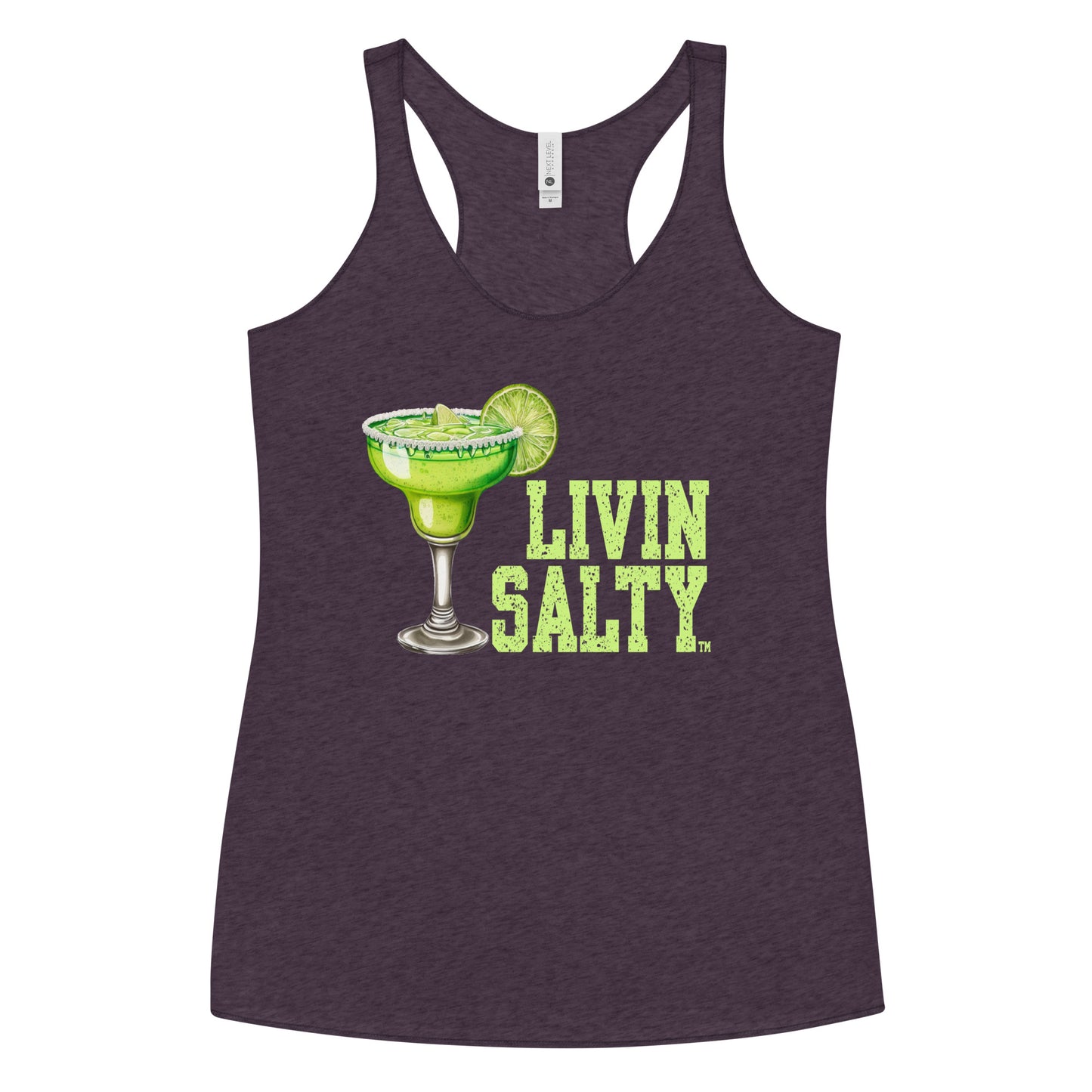 Women's Margarita LIVIN SALTY Racerback Tank