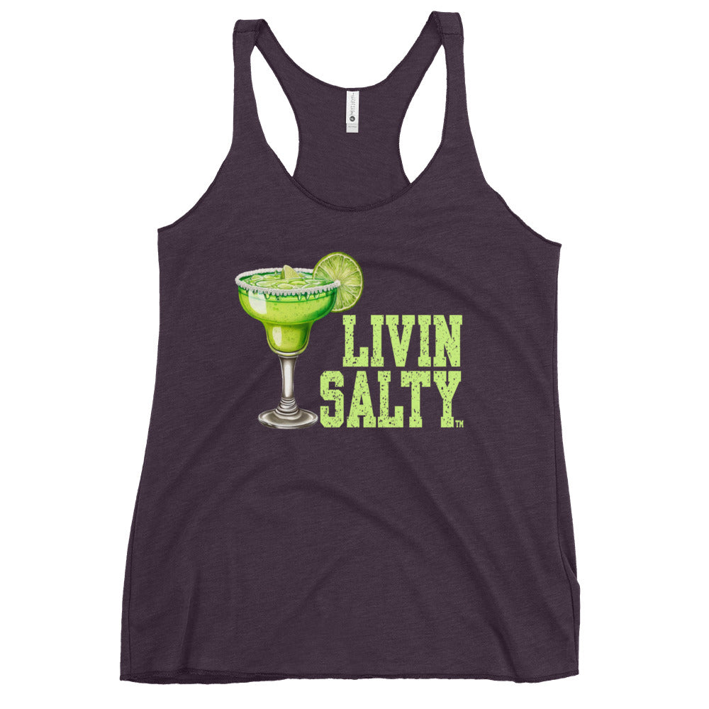 Women's Margarita LIVIN SALTY Racerback Tank