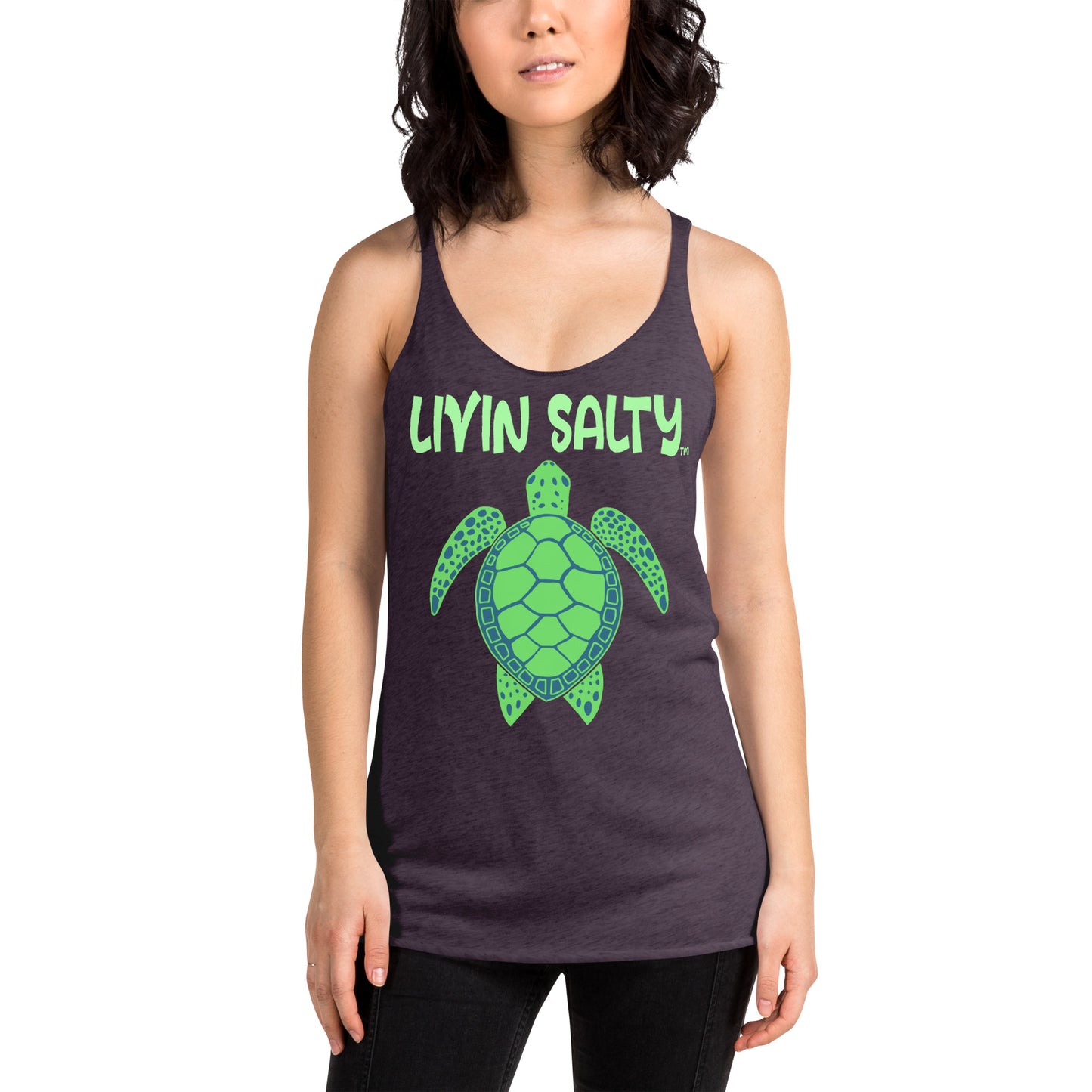 Women's Turtle LIVIN SALTY Tank