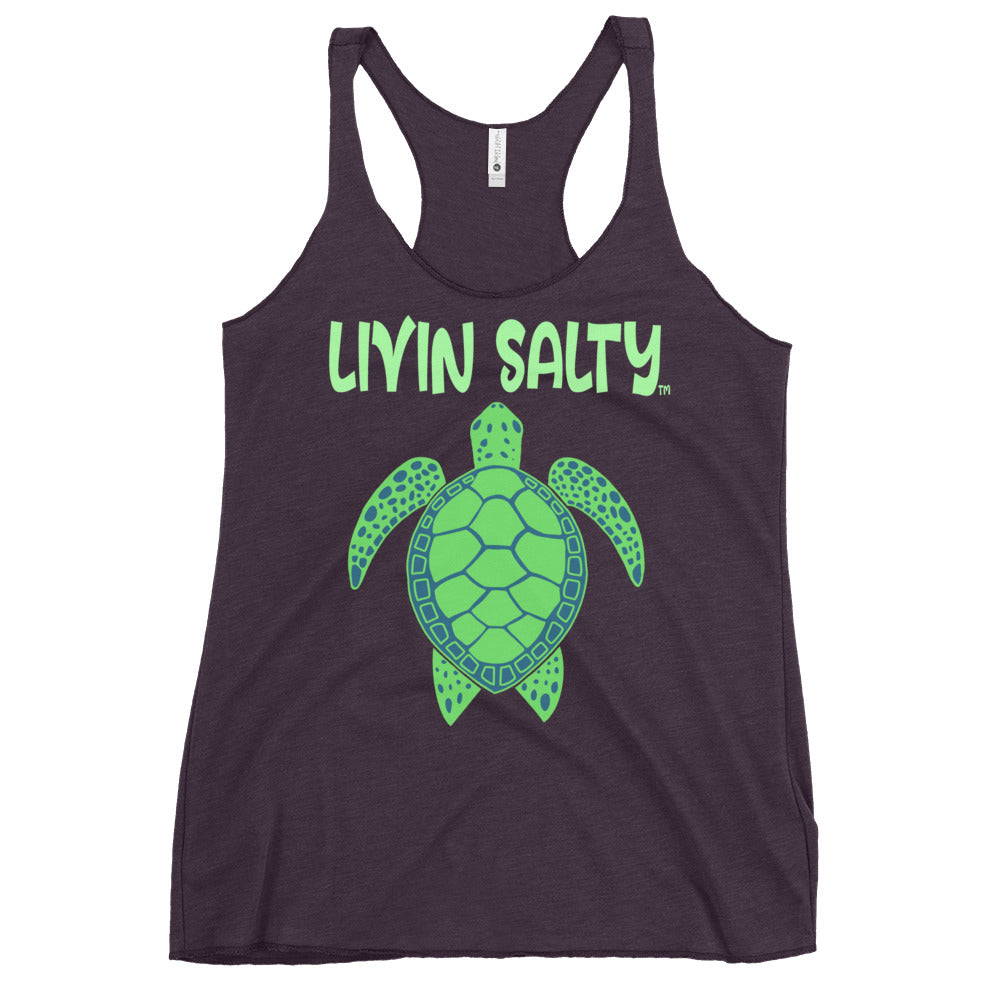 Women's Turtle LIVIN SALTY Tank