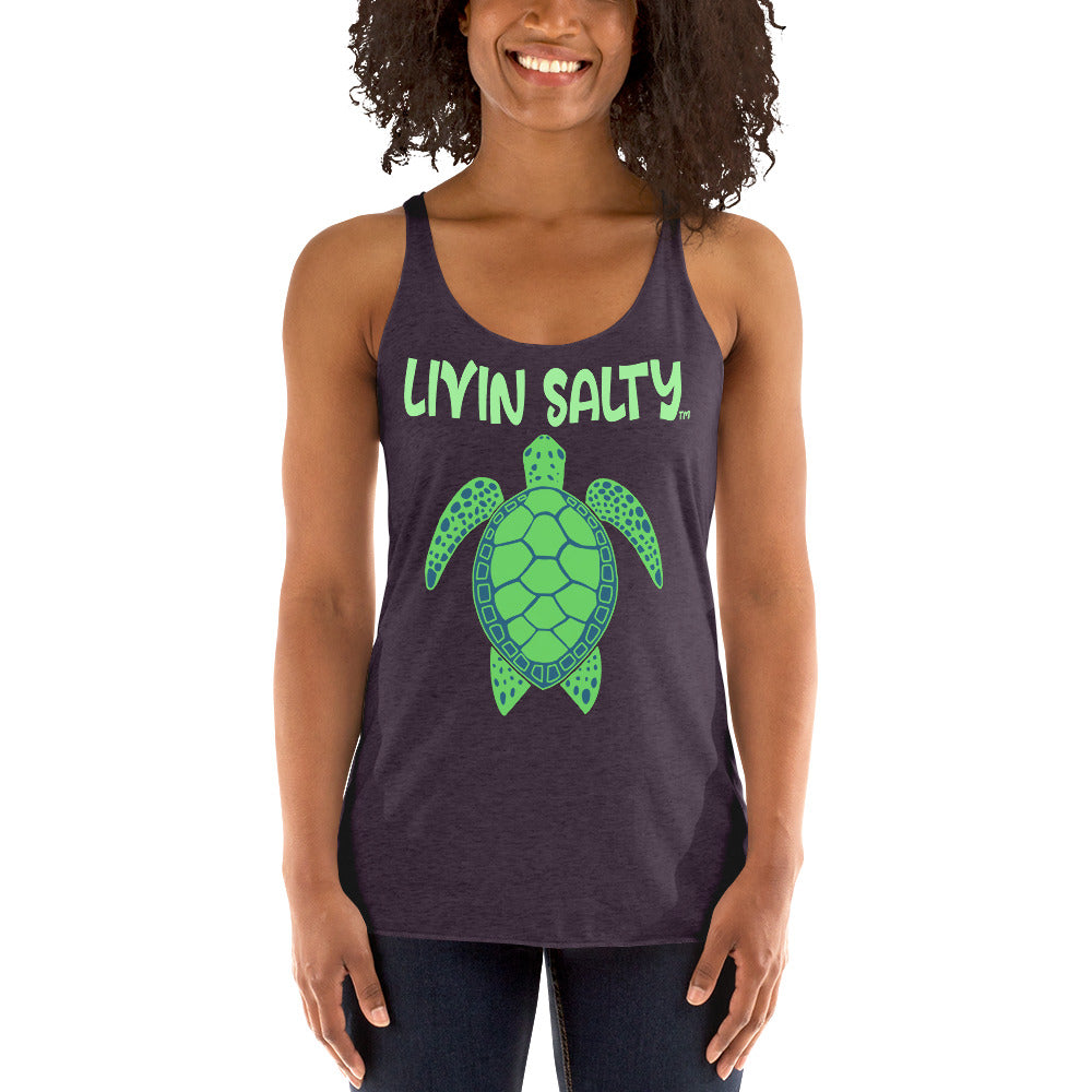 Women's Turtle LIVIN SALTY Tank