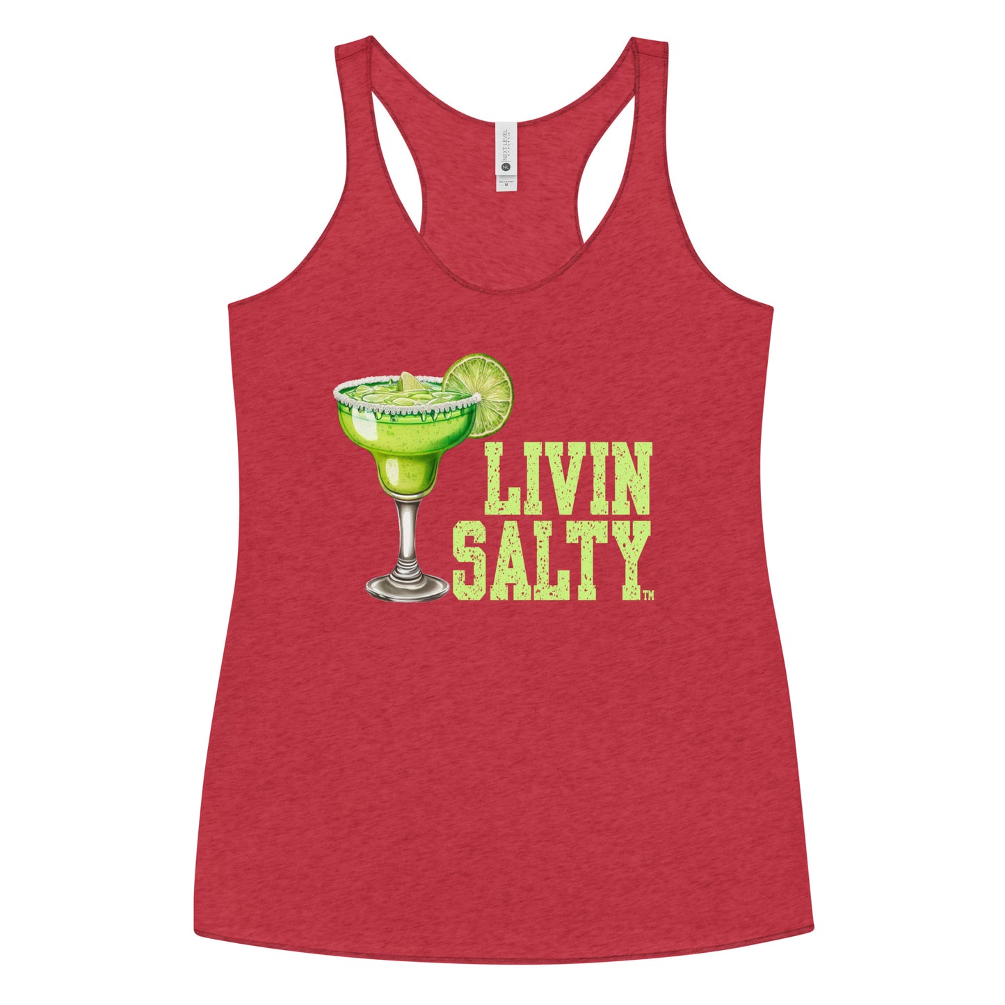 Women's Margarita LIVIN SALTY Racerback Tank