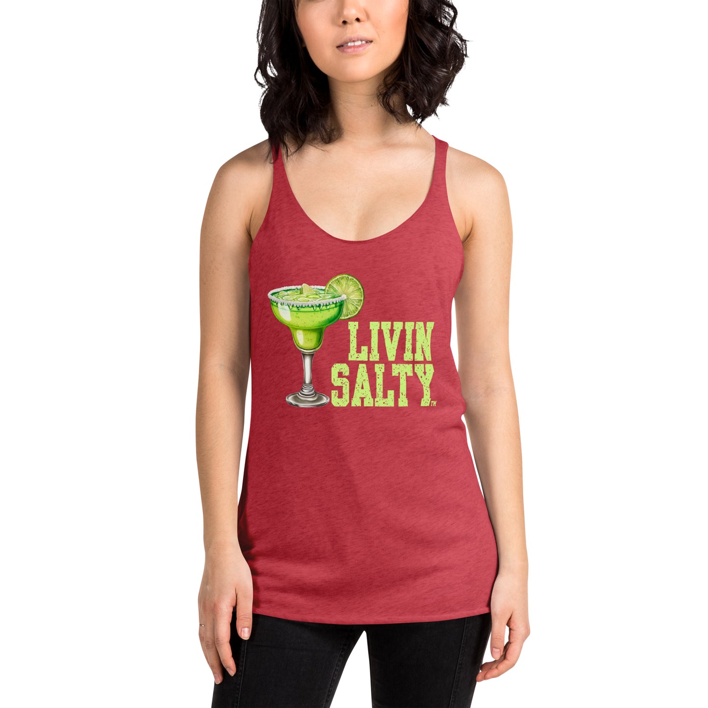 Women's Margarita LIVIN SALTY Racerback Tank