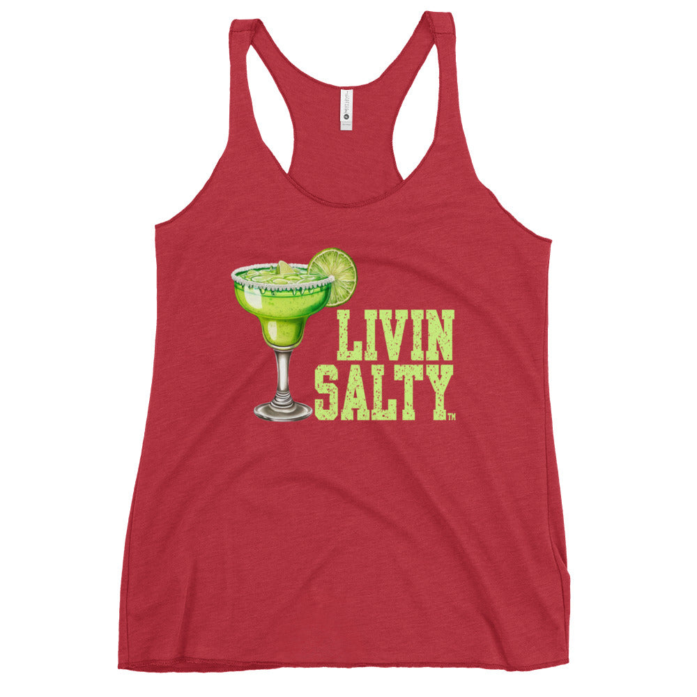 Women's Margarita LIVIN SALTY Racerback Tank