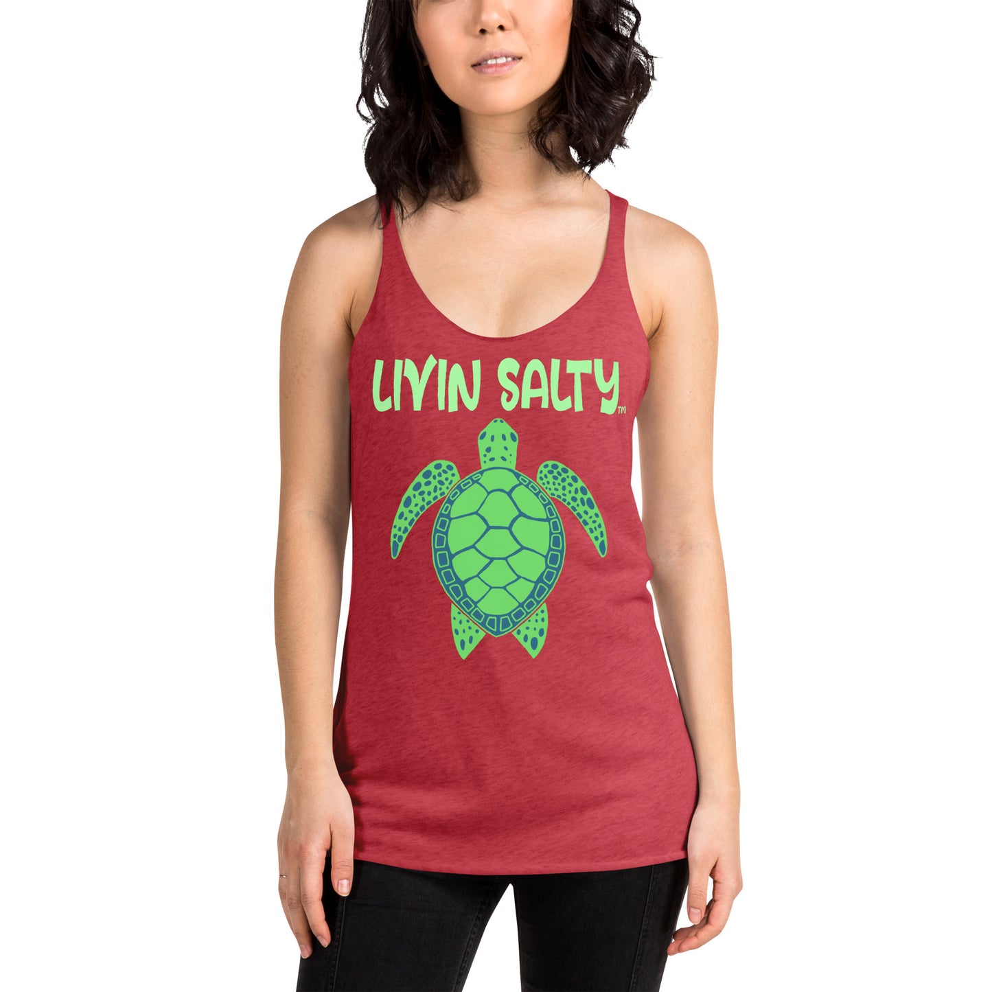 Women's Turtle LIVIN SALTY Tank