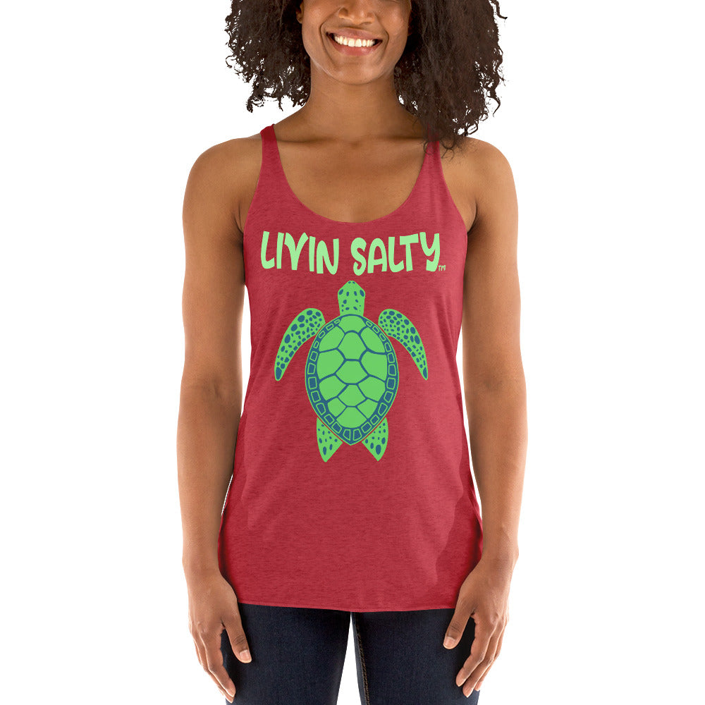 Women's Turtle LIVIN SALTY Tank