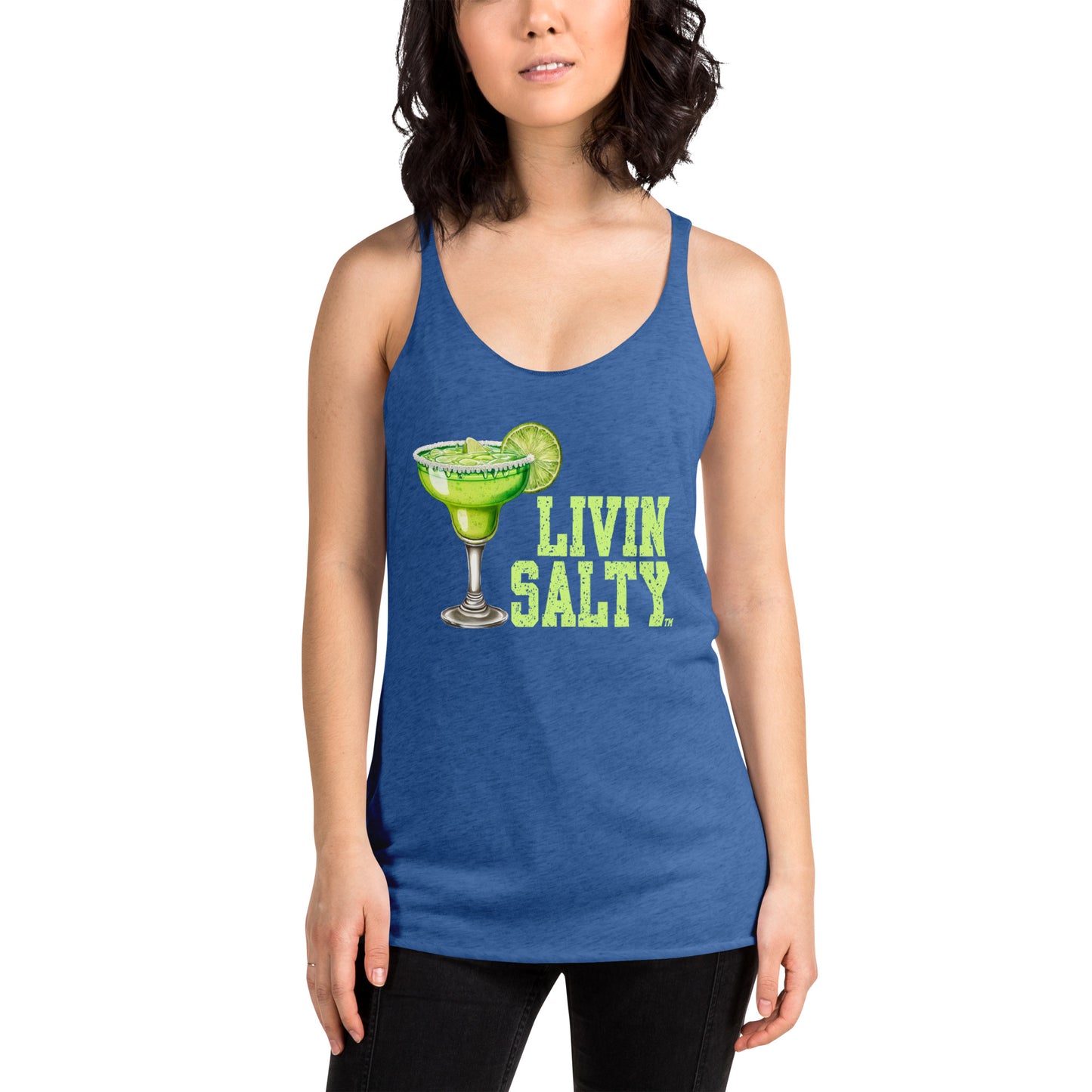 Women's Margarita LIVIN SALTY Racerback Tank