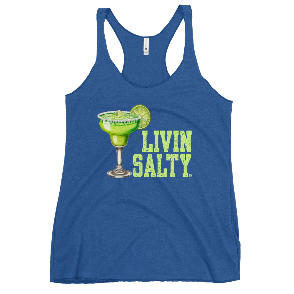 Women's Margarita LIVIN SALTY Racerback Tank