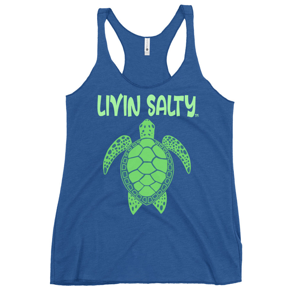Women's Turtle LIVIN SALTY Tank