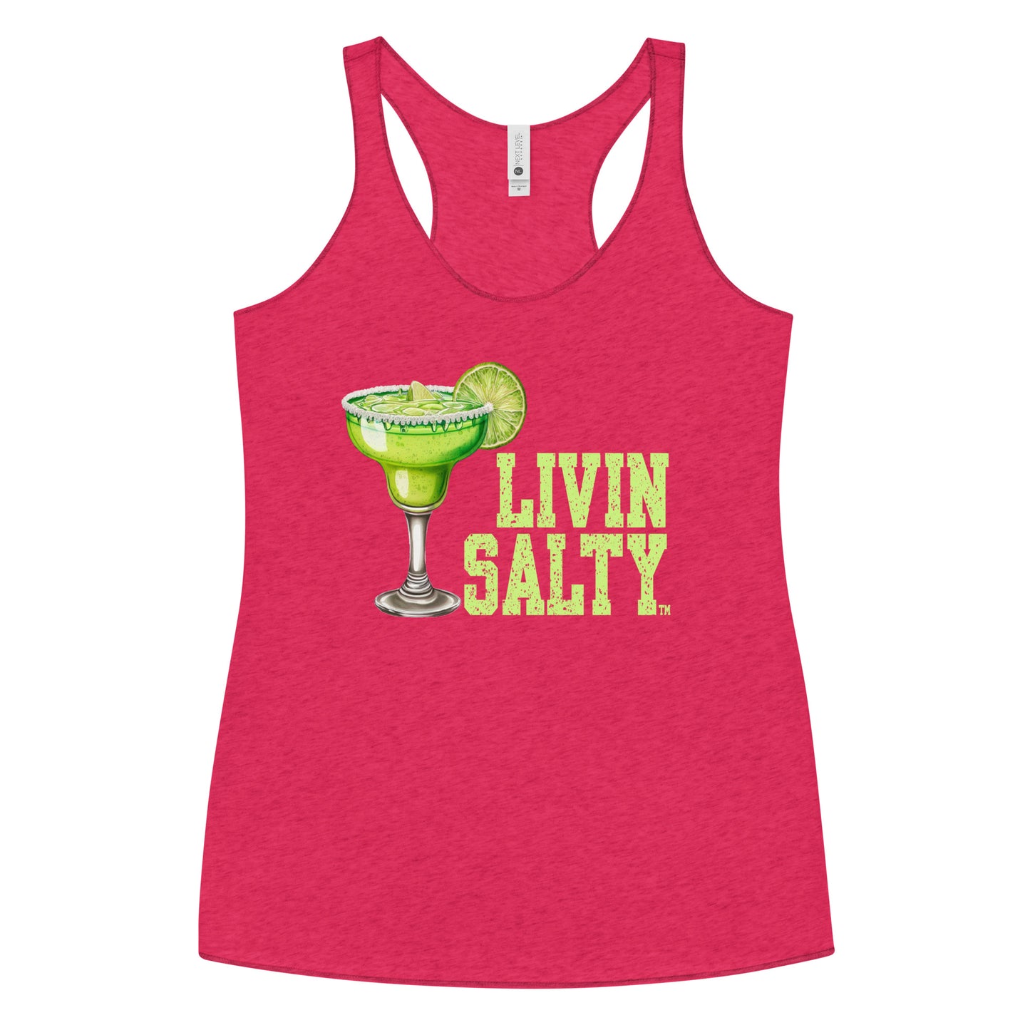 Women's Margarita LIVIN SALTY Racerback Tank