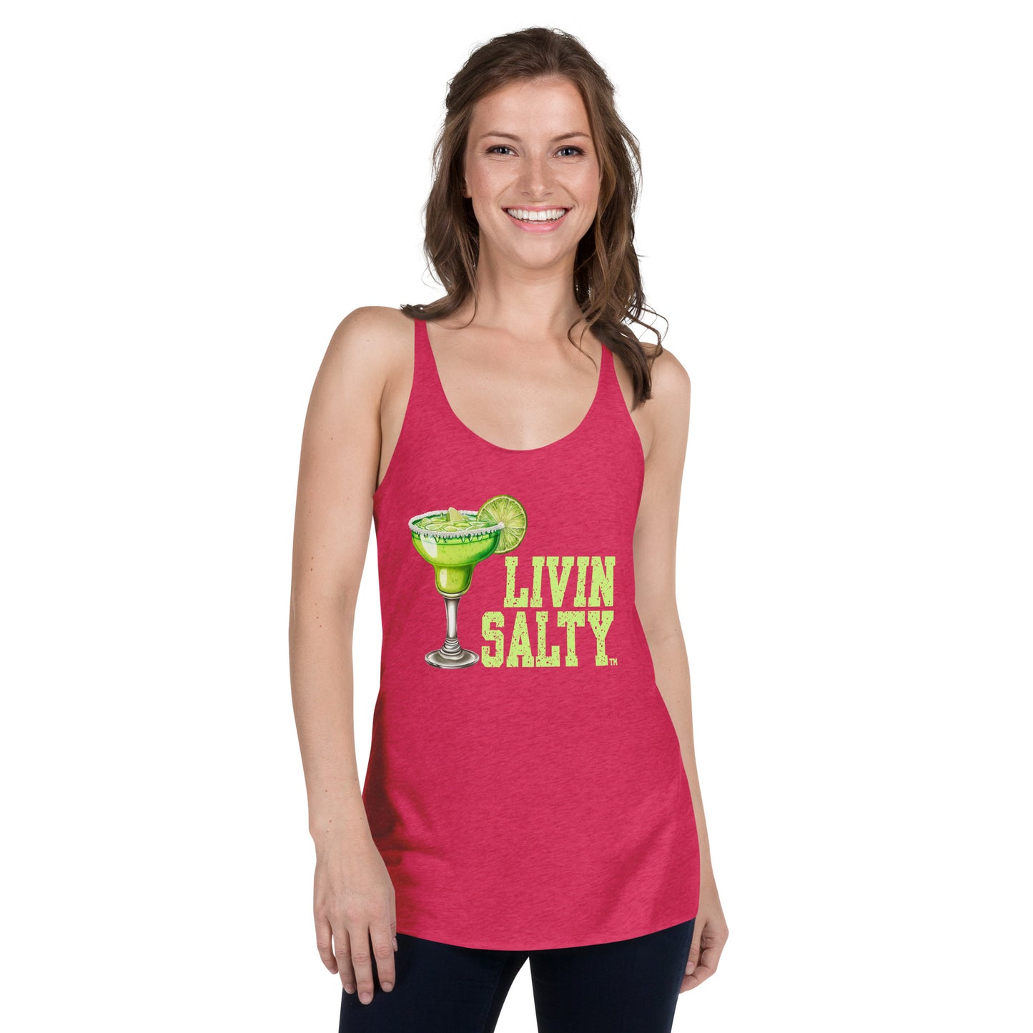 Women's Margarita LIVIN SALTY Racerback Tank
