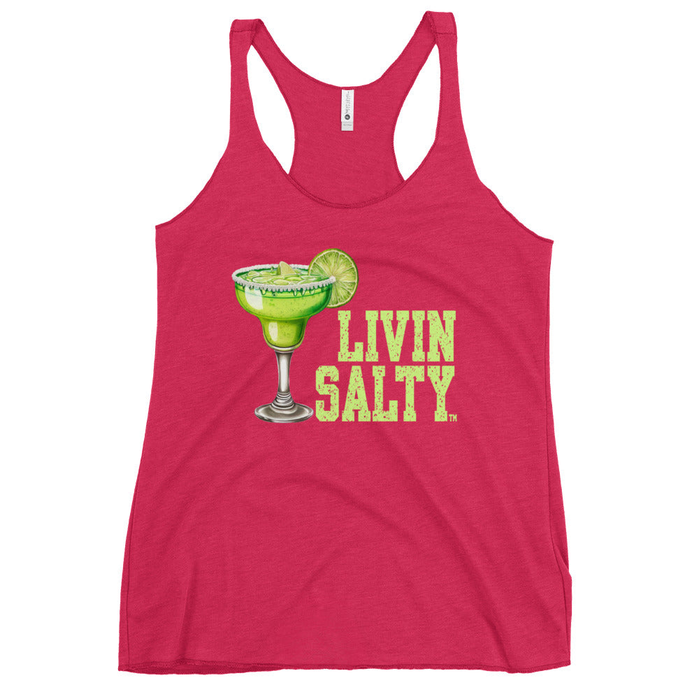 Women's Margarita LIVIN SALTY Racerback Tank