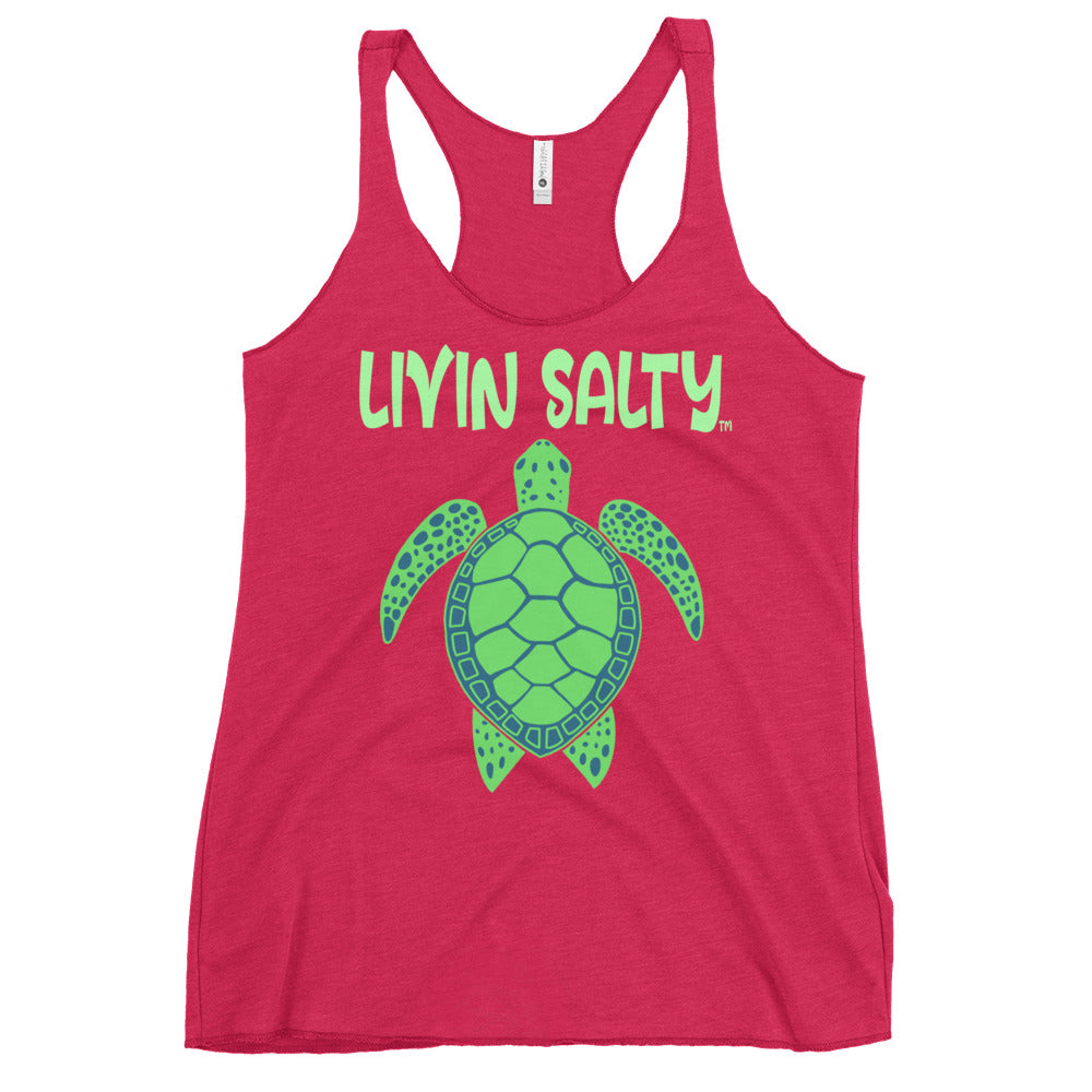 Women's Turtle LIVIN SALTY Tank