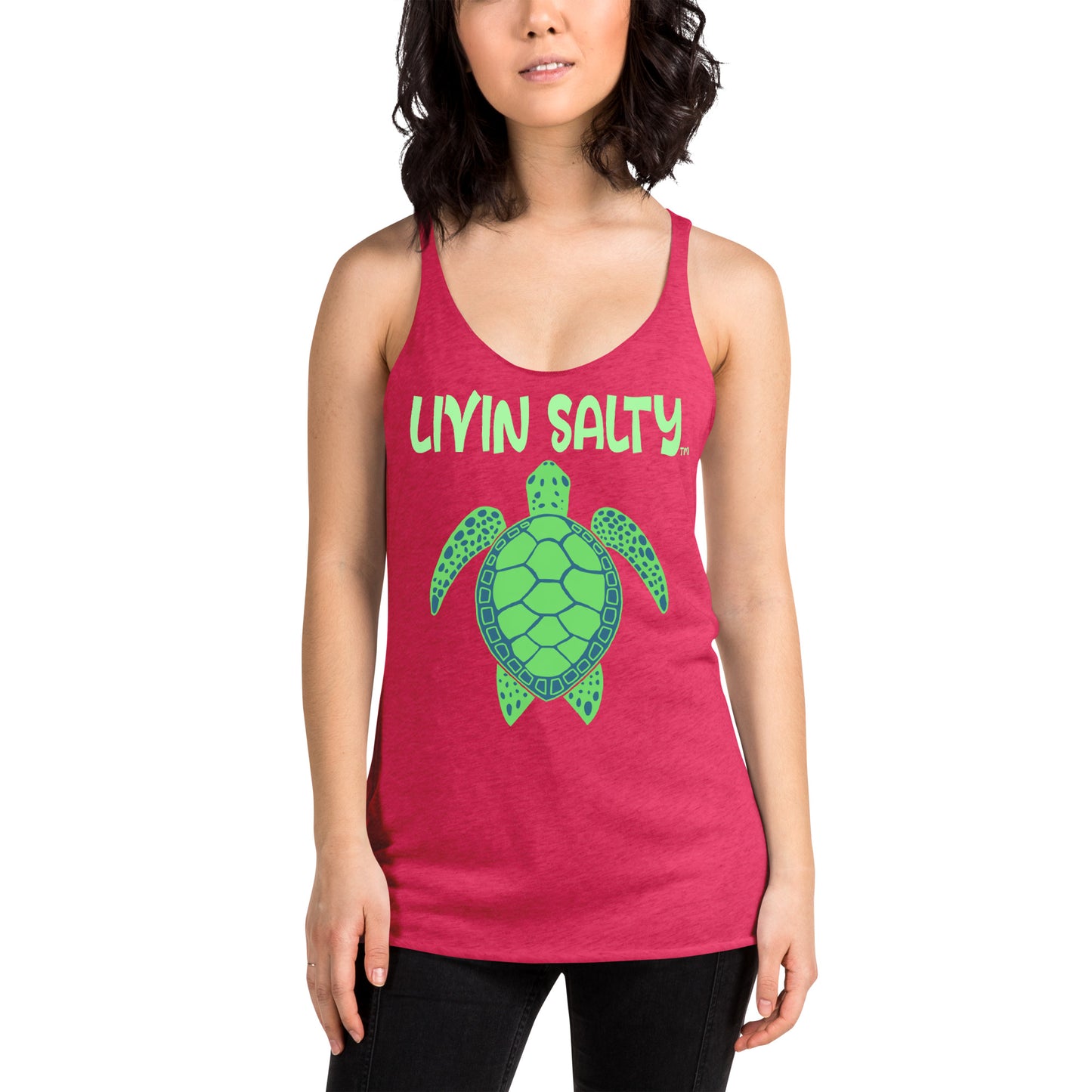 Women's Turtle LIVIN SALTY Tank