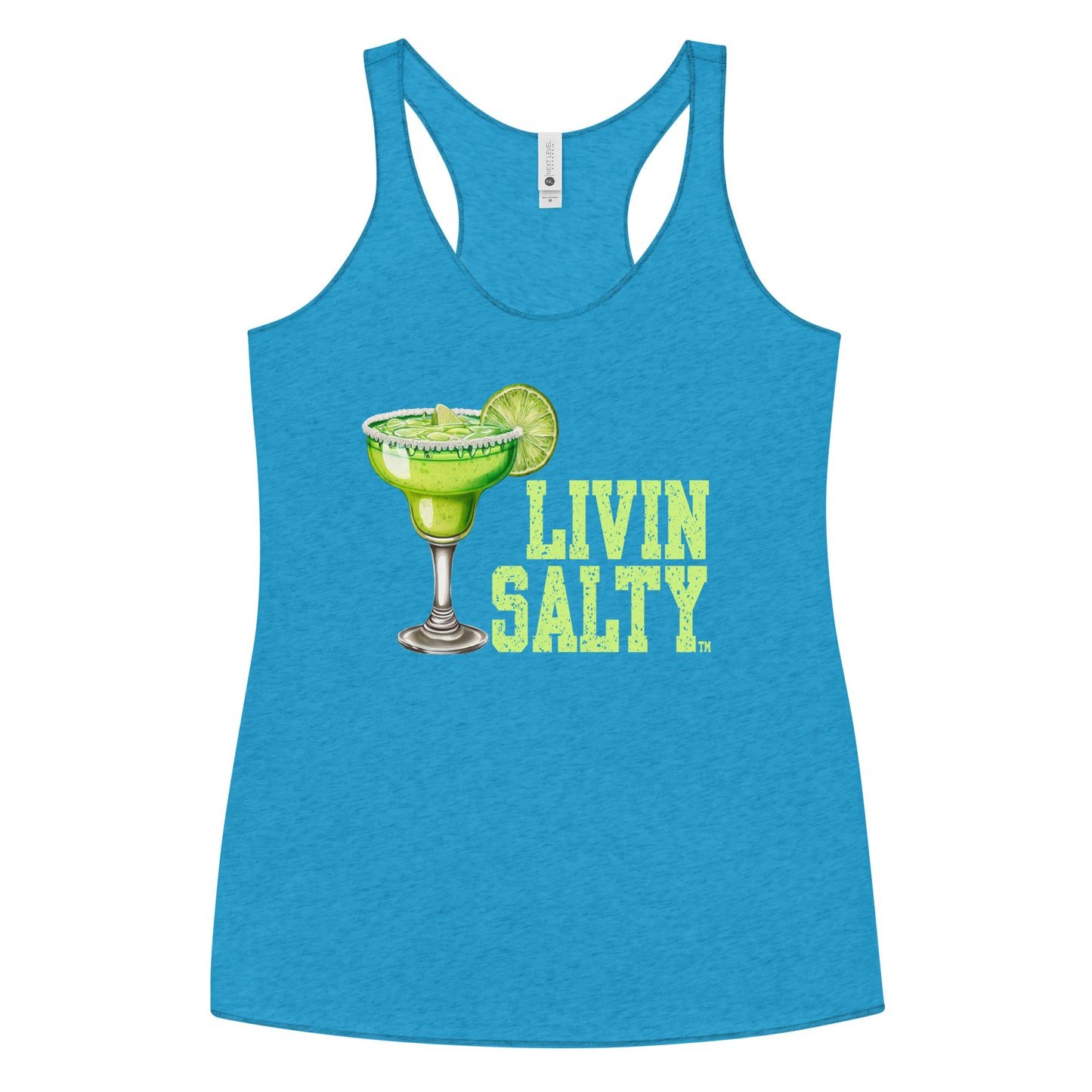 Women's Margarita LIVIN SALTY Racerback Tank