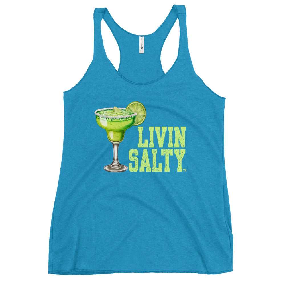 Women's Margarita LIVIN SALTY Racerback Tank