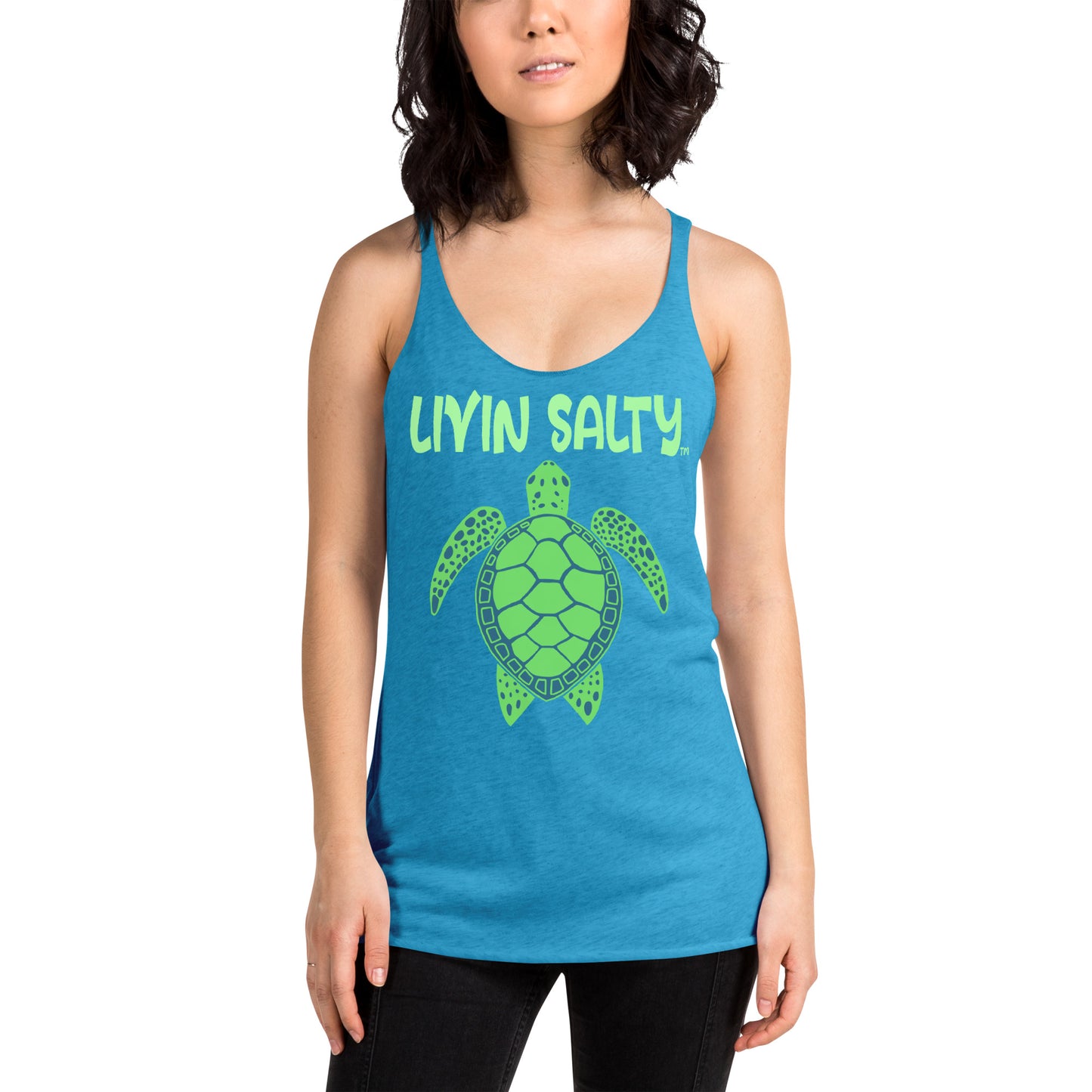 Women's Turtle LIVIN SALTY Tank