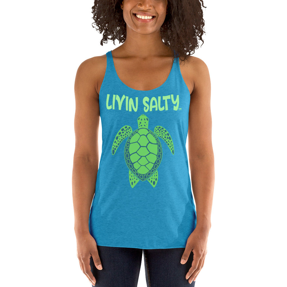 Women's Turtle LIVIN SALTY Tank