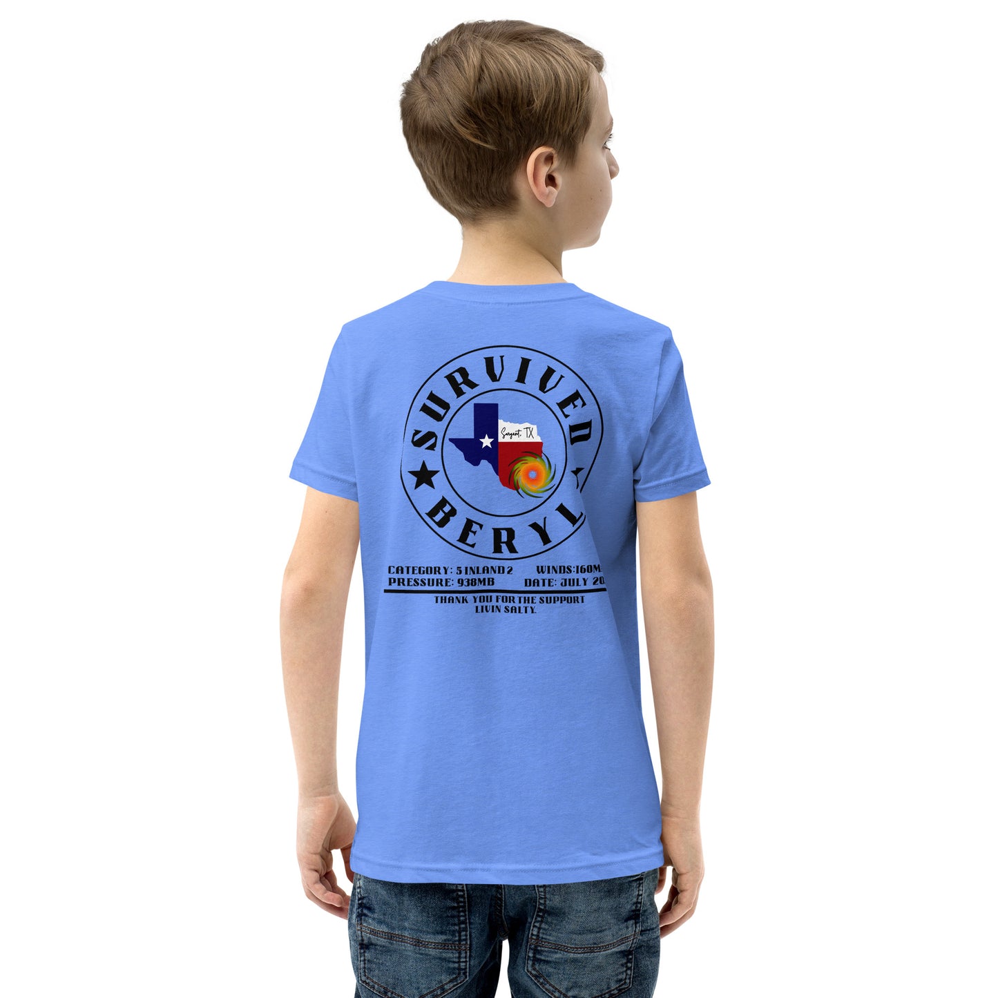 Youth HURRICANE BERYL Short Sleeve T-Shirt