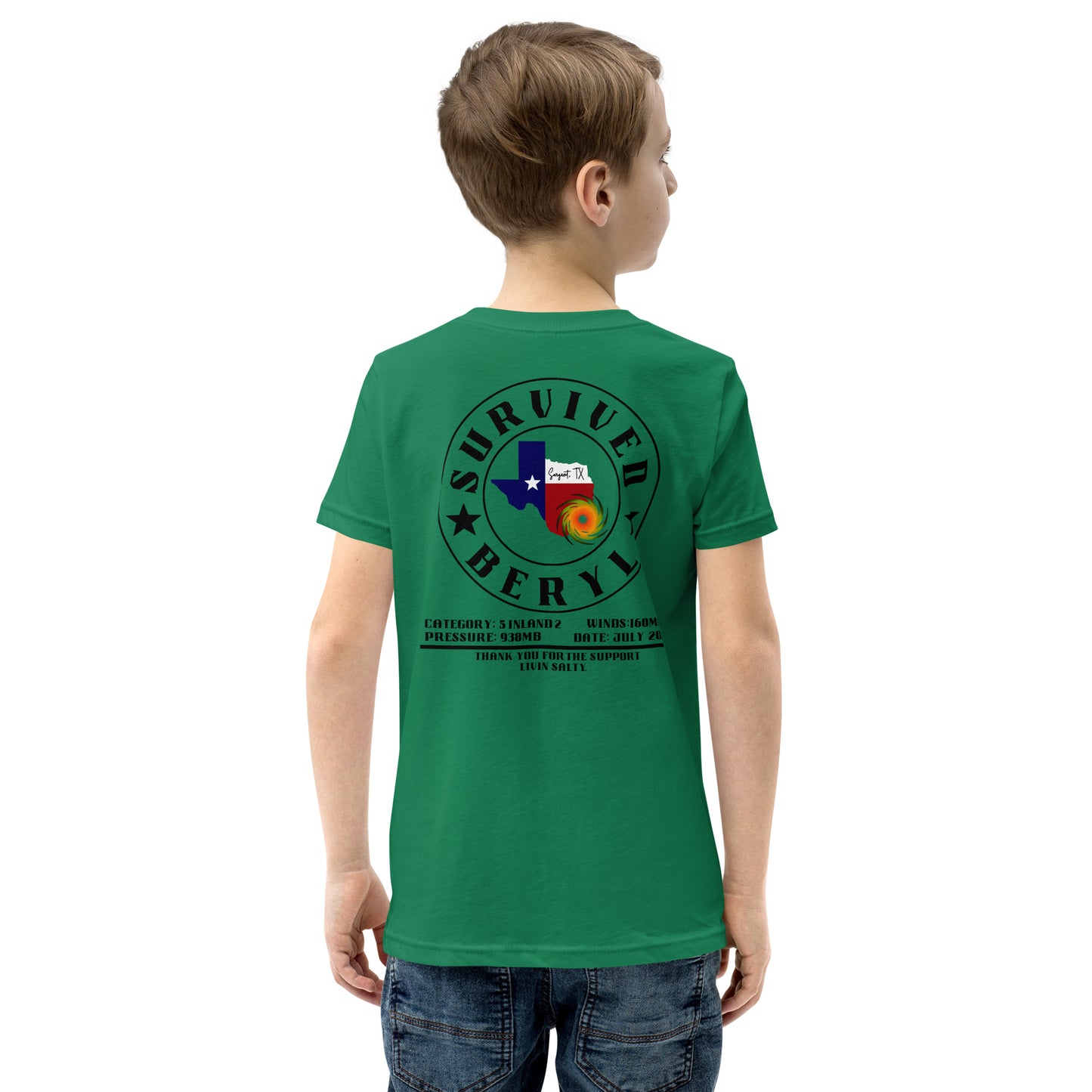 Youth HURRICANE BERYL Short Sleeve T-Shirt