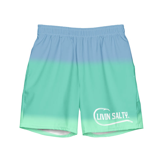 Men's LIVIN SALTY Blue swim trunks