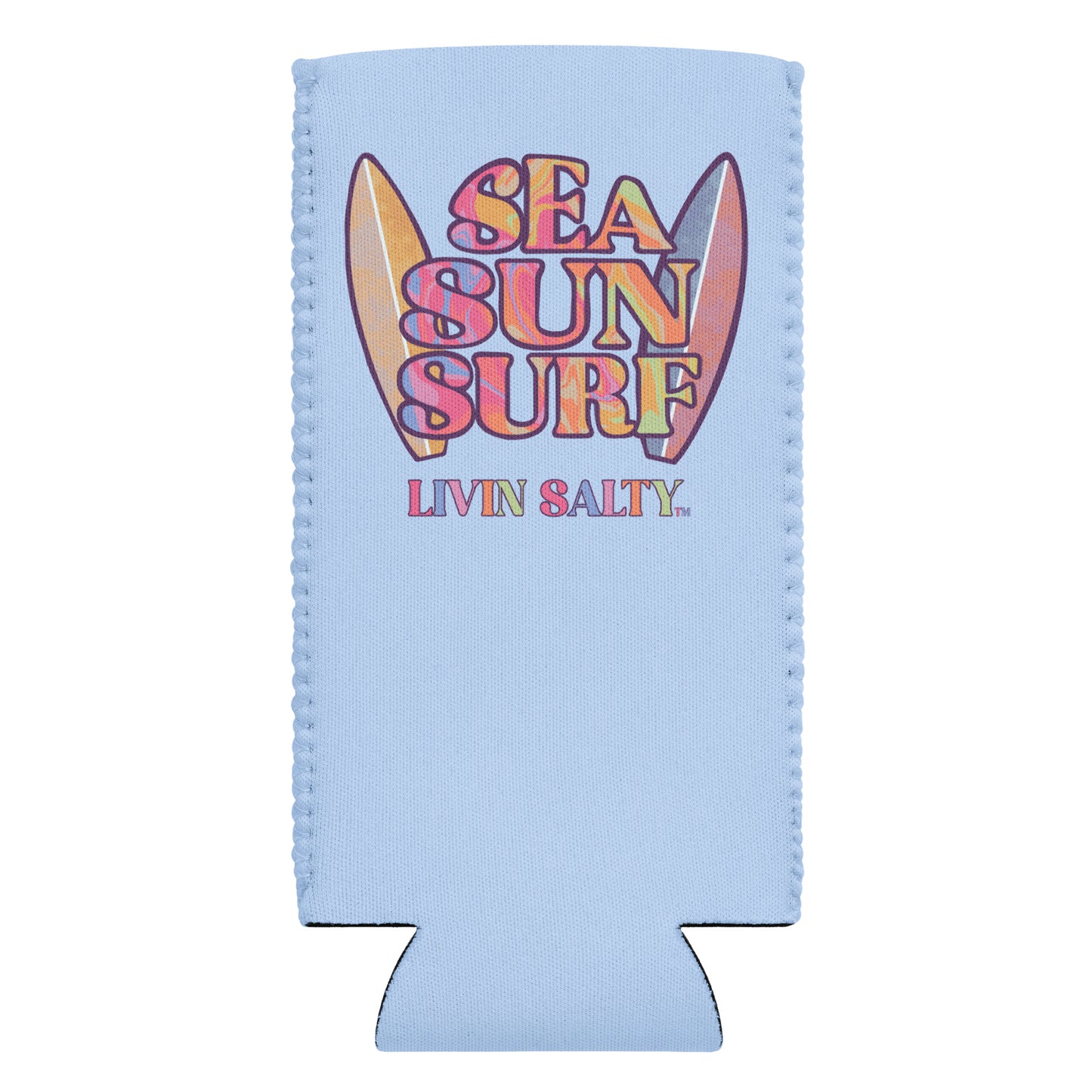 LIVIN SALTY Koozie