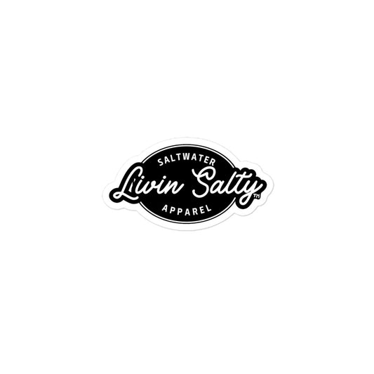 Bubble-free LIVIN SALTY sticker