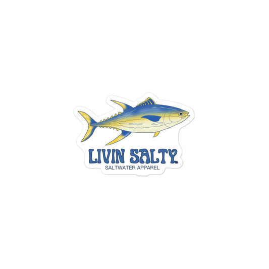 LIVIN SALTY Tuna Bubble-free stickers