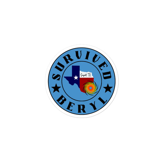 HURRICANE BERYL Bubble-free stickers