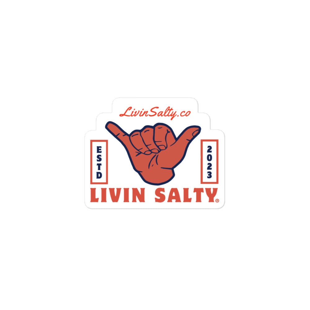 LIVIN SALTY stickers