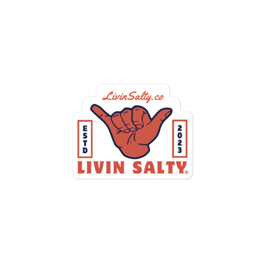 LIVIN SALTY stickers