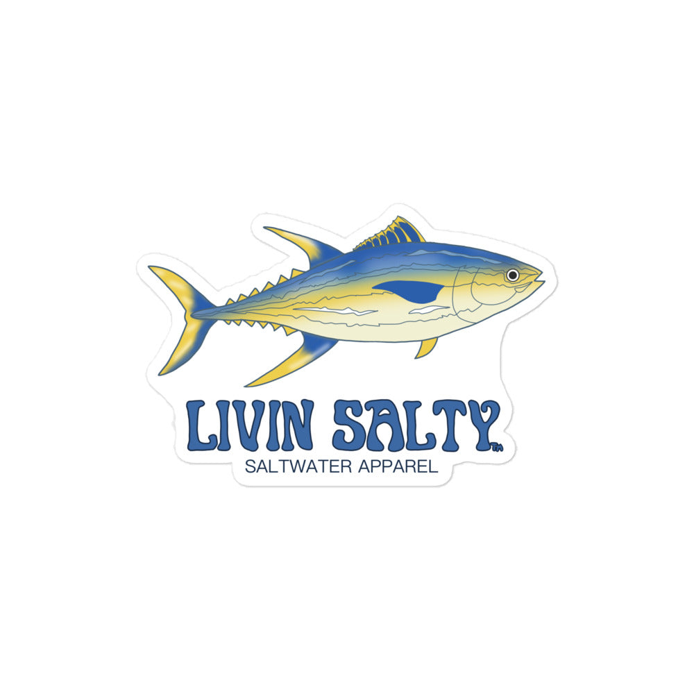 LIVIN SALTY Tuna Bubble-free stickers