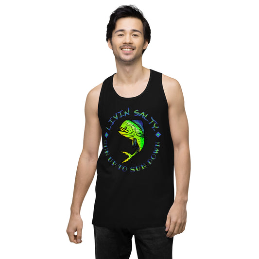 Men’s LIVIN SALTY Mahi tank top