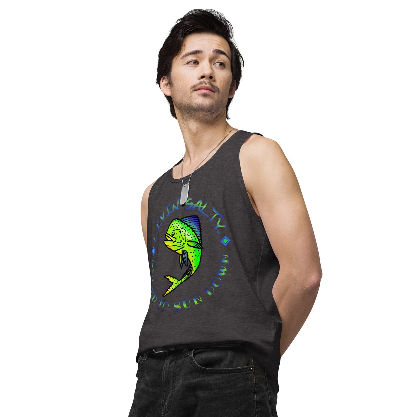 Men’s LIVIN SALTY Mahi tank top
