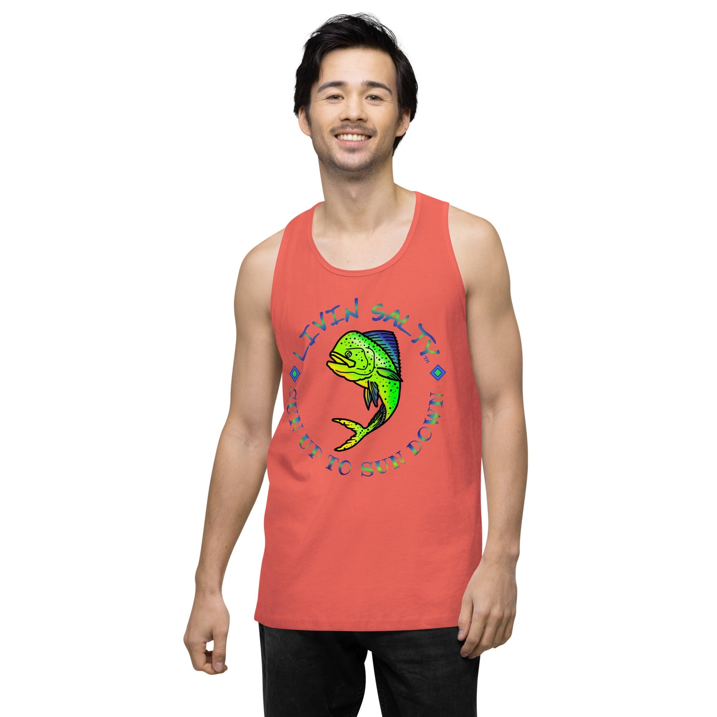 Men’s LIVIN SALTY Mahi tank top