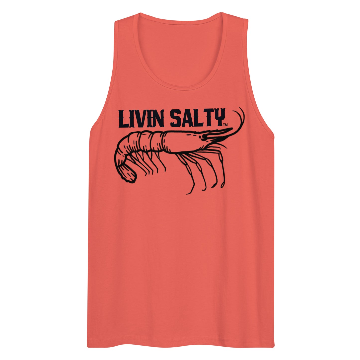 Men’s LIVIN SALTY Shrimp tank top