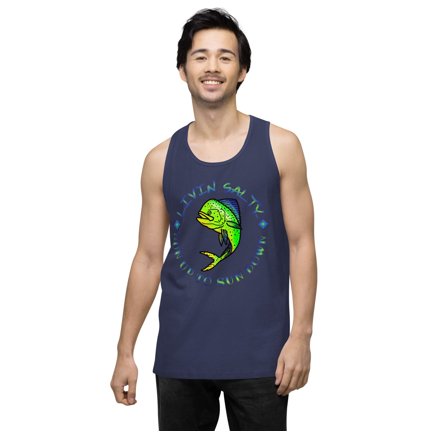 Men’s LIVIN SALTY Mahi tank top