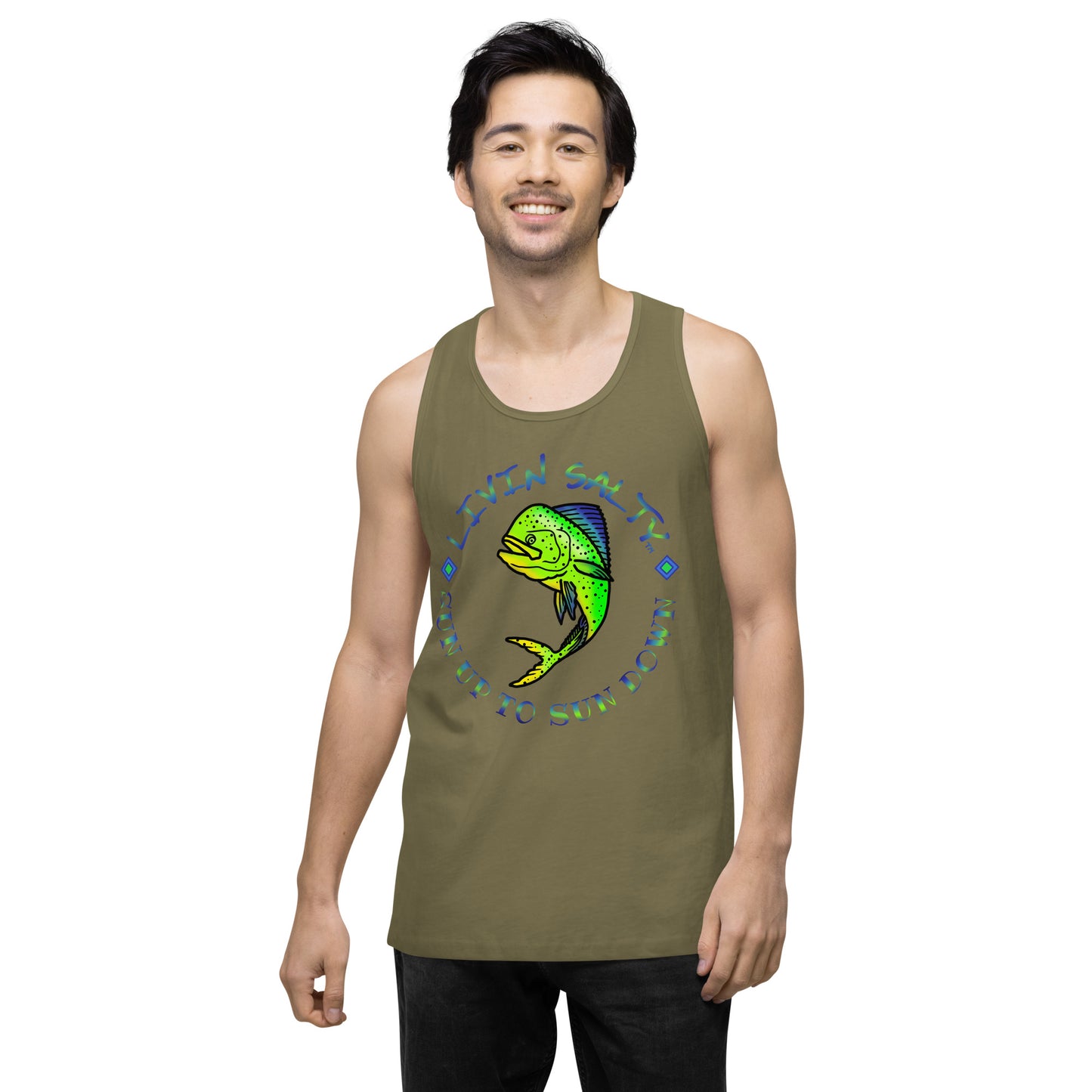 Men’s LIVIN SALTY Mahi tank top