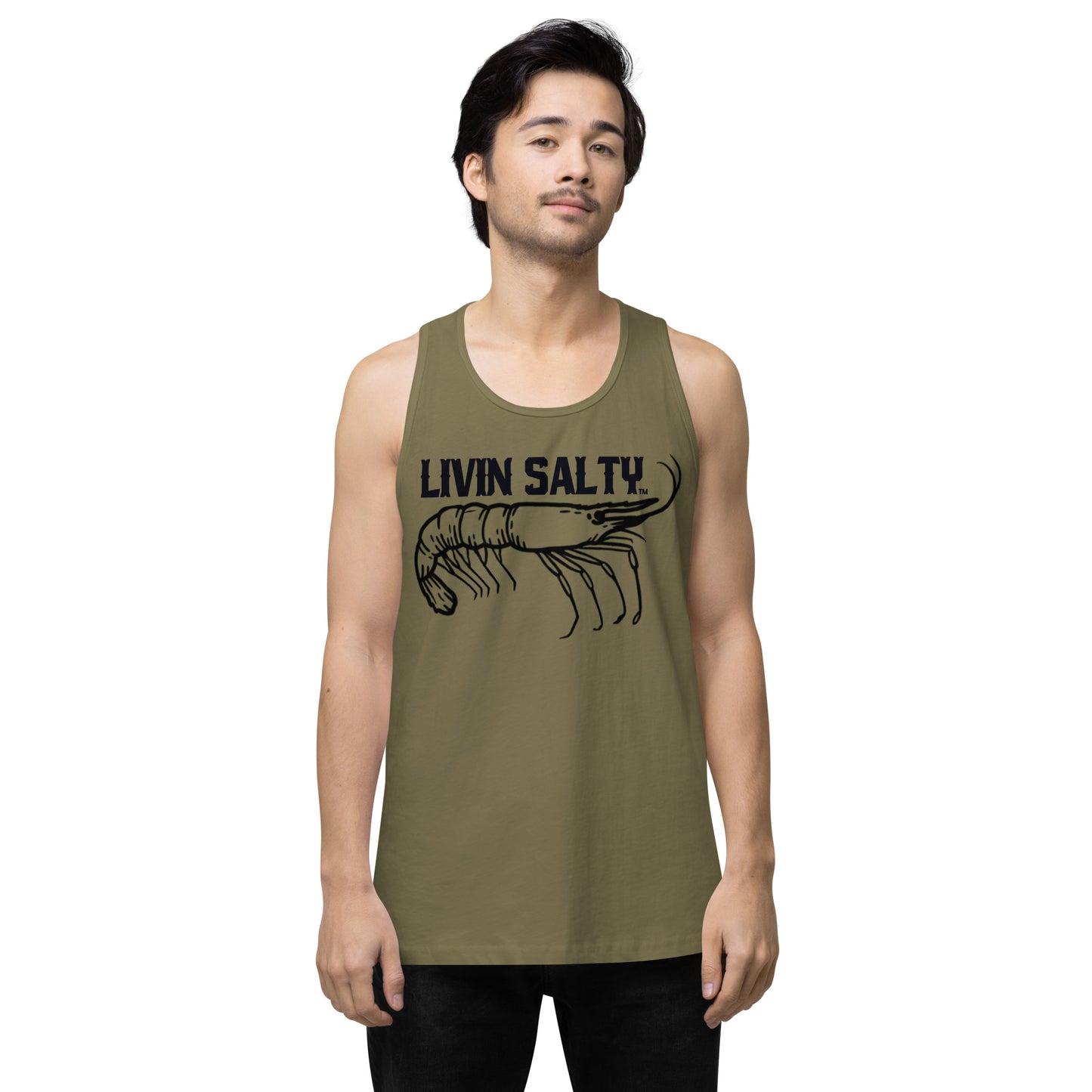 Men’s LIVIN SALTY Shrimp tank top