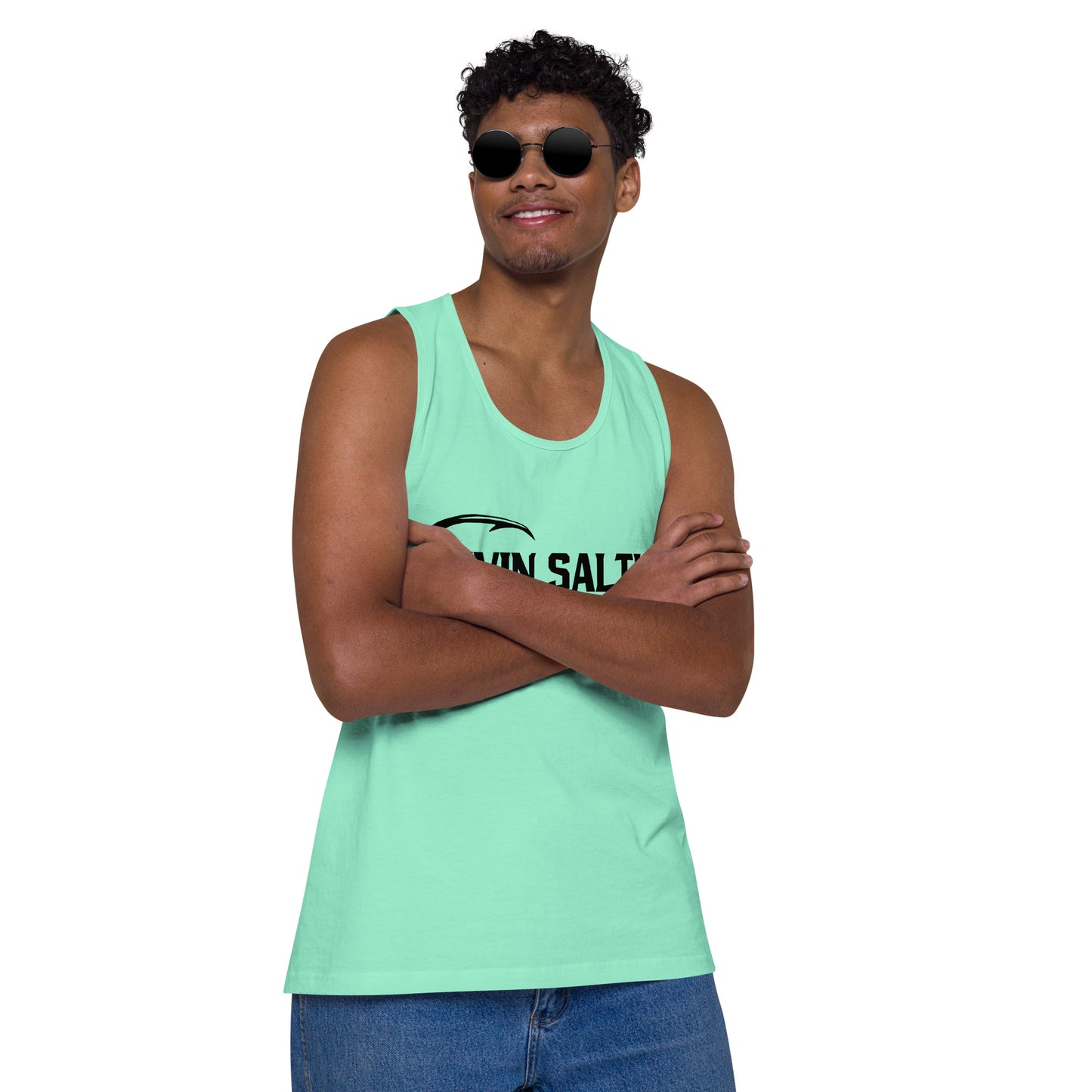 Men’s LIVIN SALTY with hook tank top