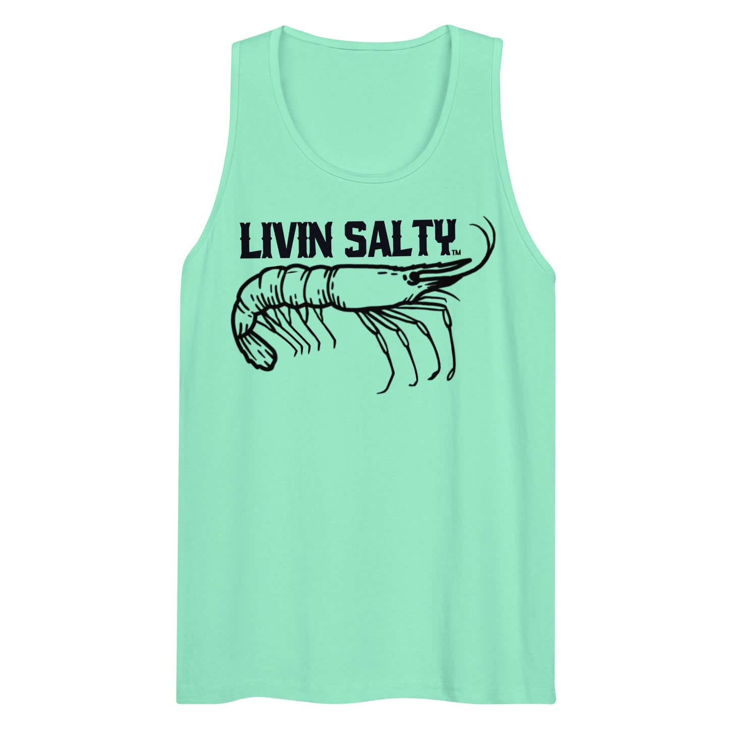 Men’s LIVIN SALTY Shrimp tank top