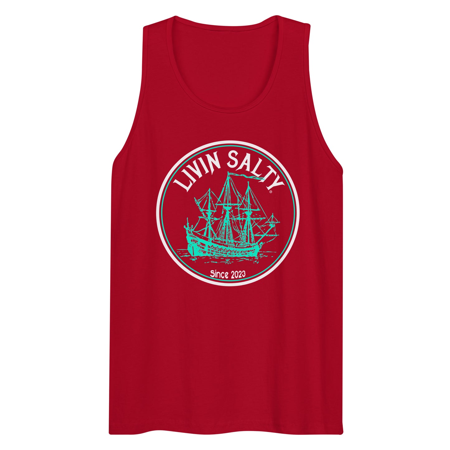 Men’s LIVIN SALTY Ship tank top