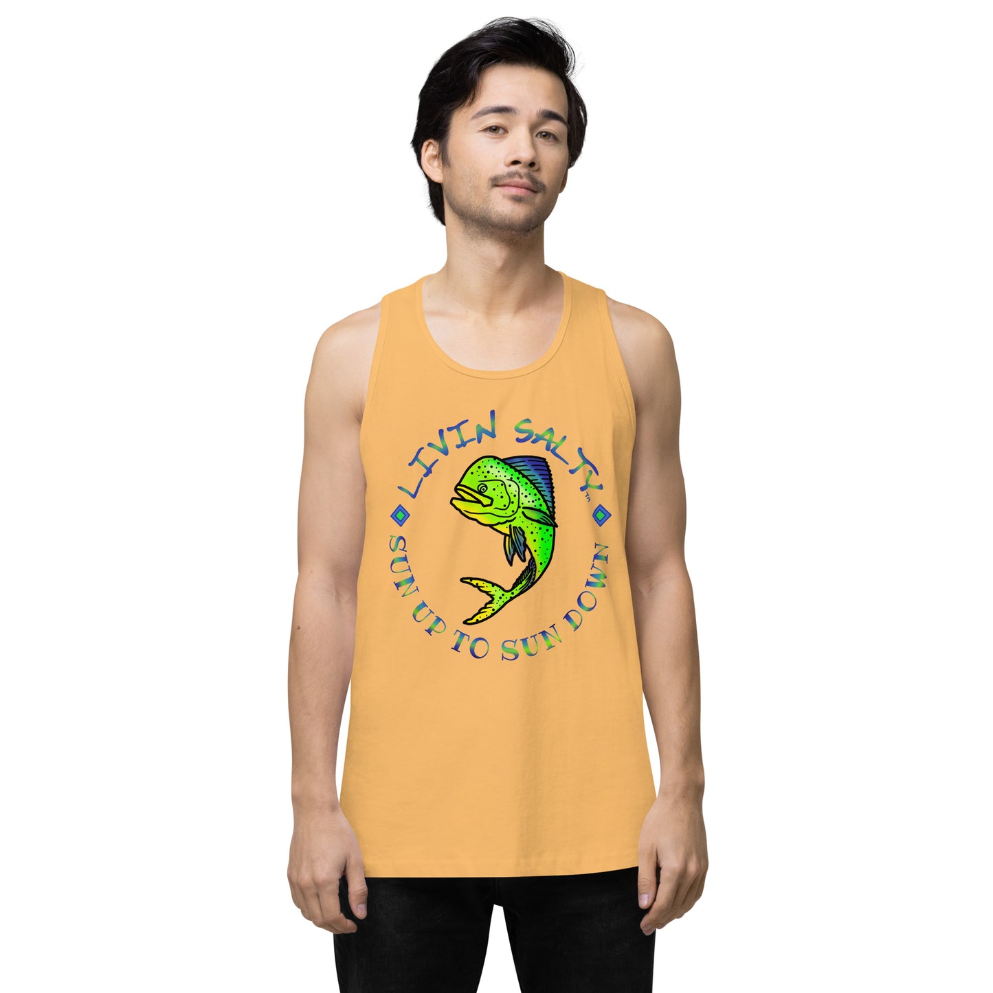 Men’s LIVIN SALTY Mahi tank top
