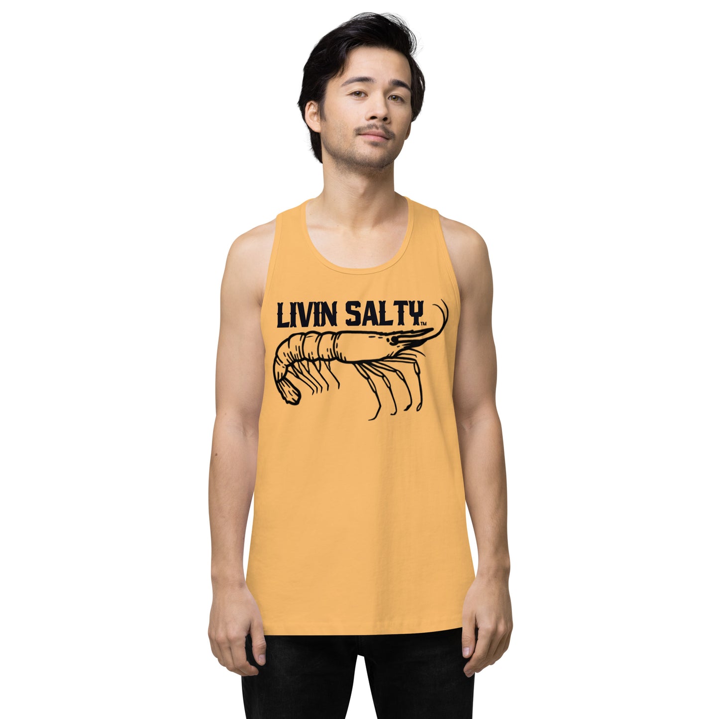Men’s LIVIN SALTY Shrimp tank top