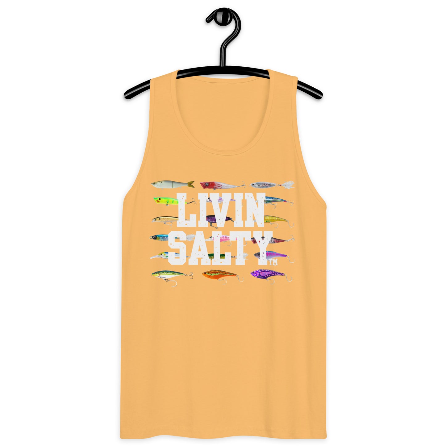 Men’s LIVIN SALTY Saltwater Lures tank top