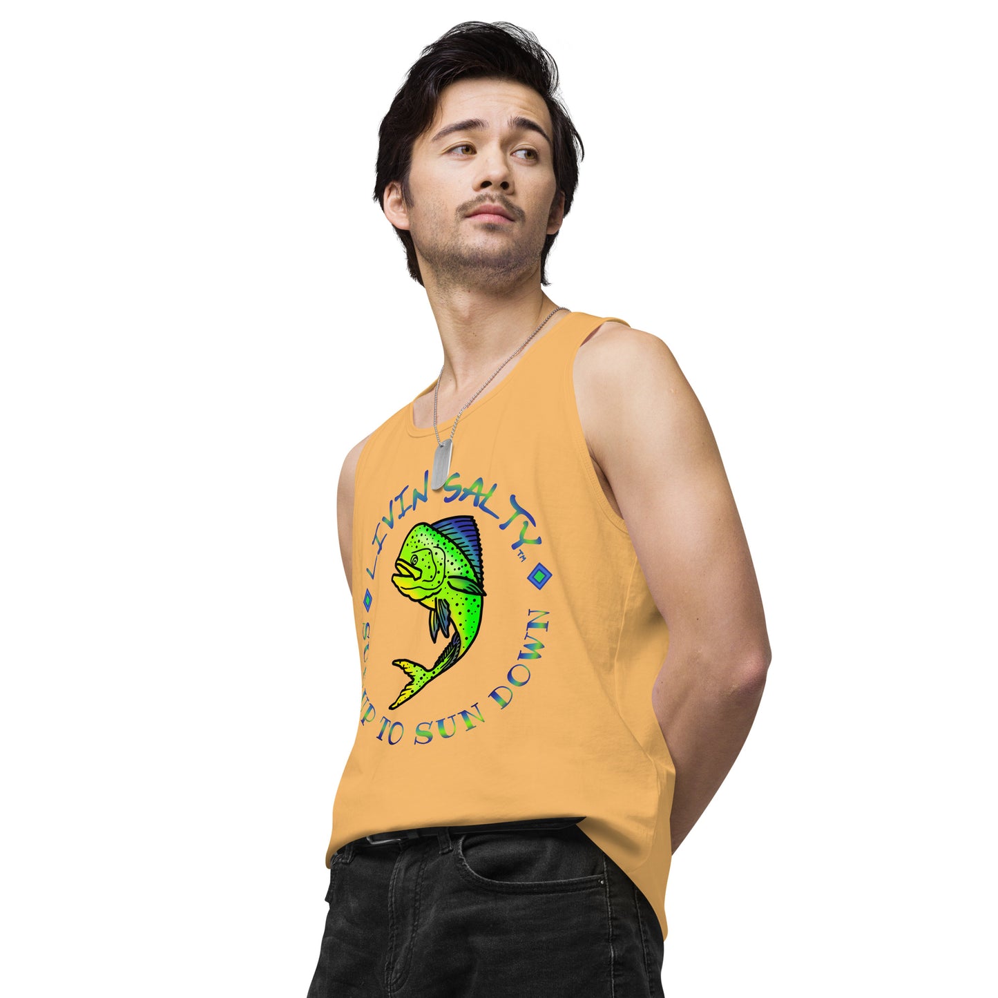 Men’s LIVIN SALTY Mahi tank top